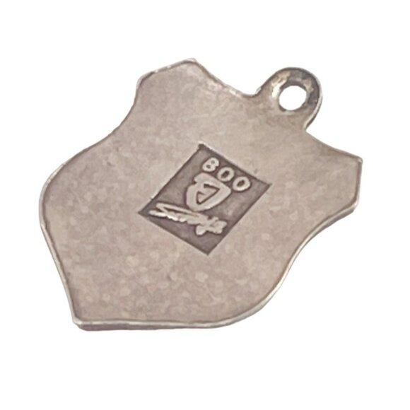Vintage Köln Enamel Shield Pendant Charm 800 Silver - Picture 4 of 5
